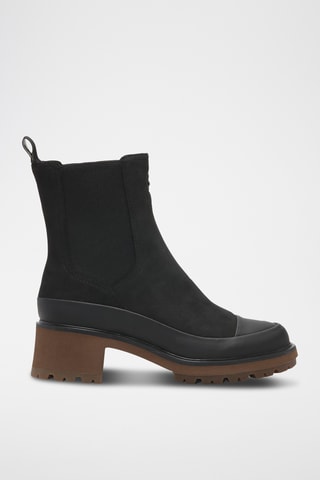Bottines Chelsea en nubuck - Noir