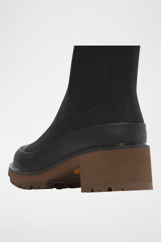 Bottines Chelsea en nubuck - Noir
