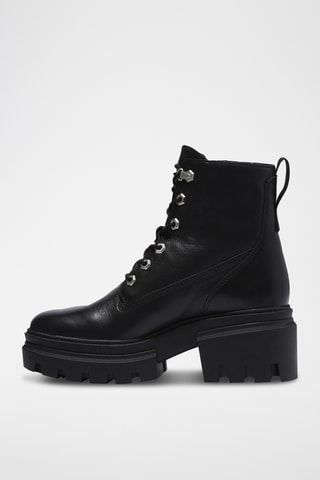 Bottines en cuir - Noir