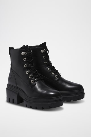 Bottines en cuir - Noir
