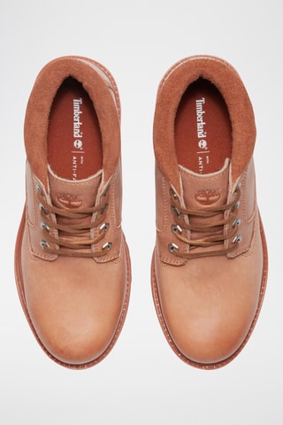 Bottines en cuir - Saumon