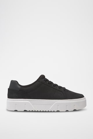 Baskets plateformes en cuir - Noir