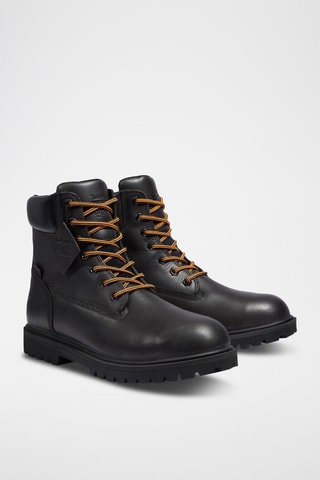 Boots en cuir - Noir
