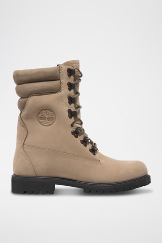 Boots en nubuck - Beige clair