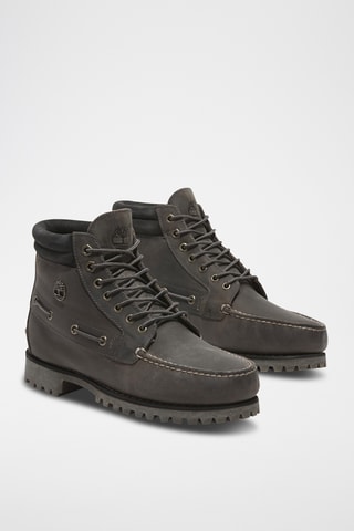 Boots en cuir - Gris