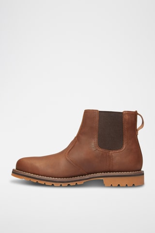 Bottines Chelsea en cuir - Marron