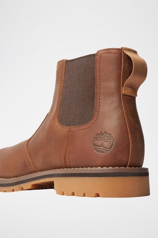 Bottines Chelsea en cuir - Marron