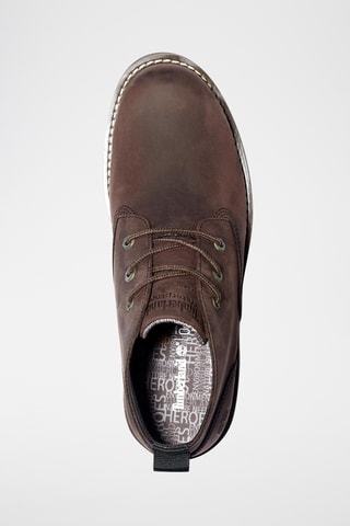 Boots en cuir - Marron foncé