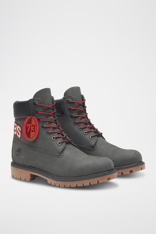 Boots en nubuck - Gris foncé