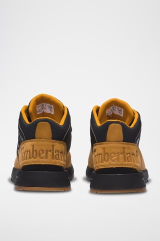 Baskets en cuir - Jaune et noir