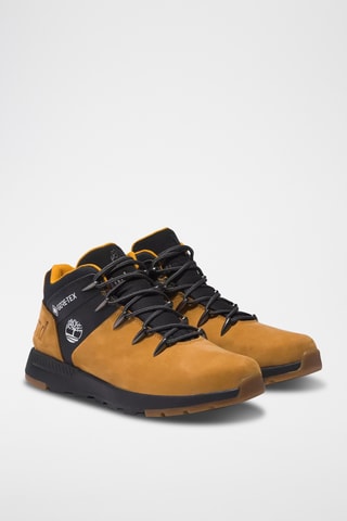 Baskets en cuir - Jaune et noir
