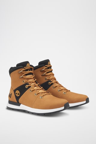 Boots en cuir - Marron