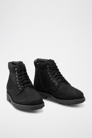 Boots en nubuck - Noir