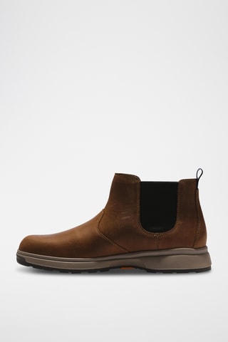 Bottines Chelsea en cuir - Marron