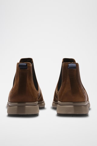 Bottines Chelsea en cuir - Marron
