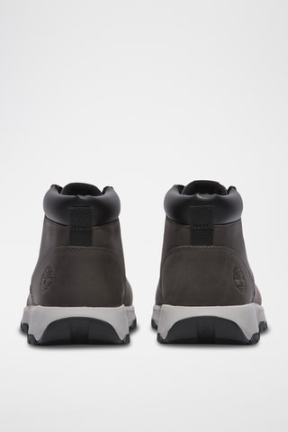 Baskets montantes en cuir - Gris foncé