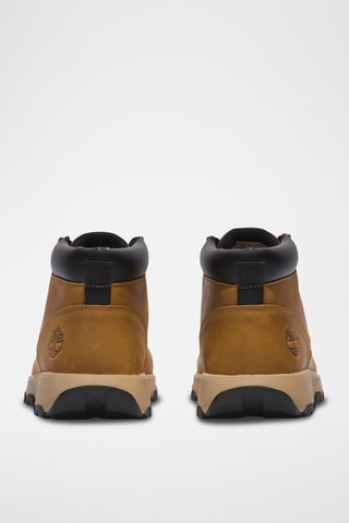 Baskets montantes en cuir - Camel