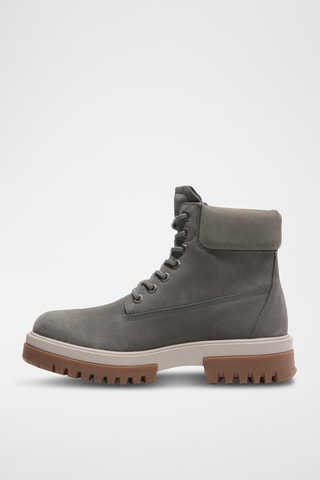 Boots en nubuck - Gris foncé
