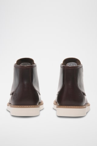 Boots en cuir - Marron foncé
