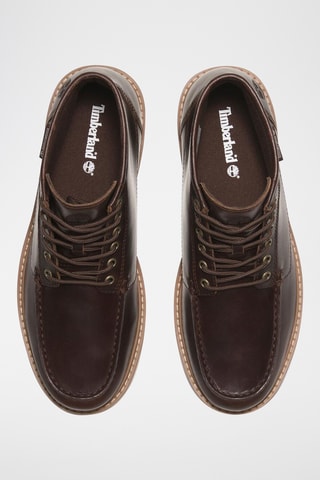 Boots en cuir - Marron foncé