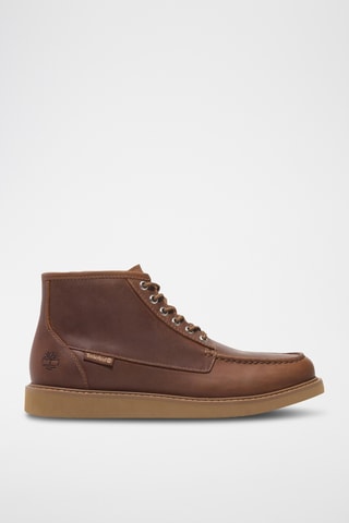 Boots en cuir - Marron