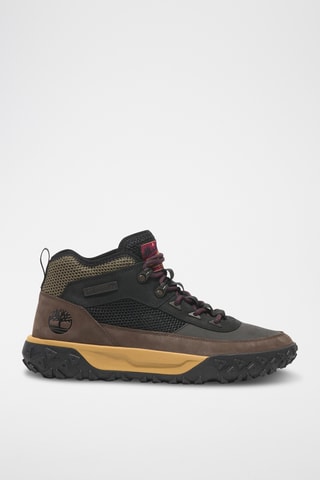 Baskets montantes en cuir - Noir