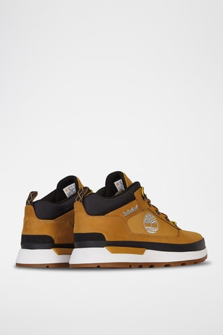 Baskets montantes en nubuck - Jaune