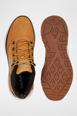 Baskets montantes en nubuck - Jaune