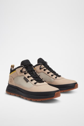 Baskets montantes en nubuck - Taupe