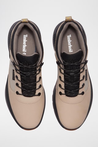 Baskets montantes en nubuck - Taupe