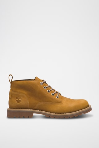 Boots en cuir - Moutarde