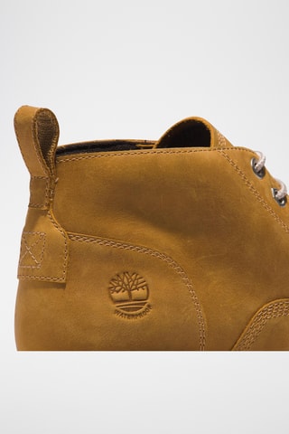 Boots en cuir - Moutarde