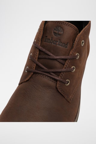 Boots en cuir - Marron foncé