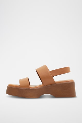 Sandales plateformes - Marron