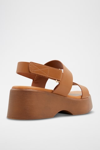 Sandales plateformes - Marron