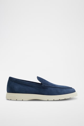Slip-on en cuir de mouton nubuck Seatide - Bleu marine