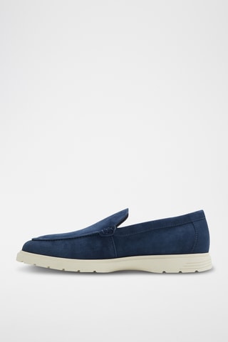 Slip-on en cuir de mouton nubuck Seatide - Bleu marine