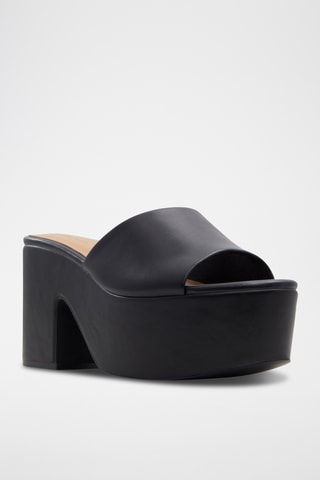 Mules plateformes Valerria - Noir
