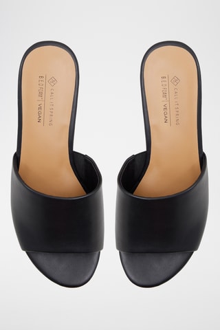 Mules plateformes Valerria - Noir