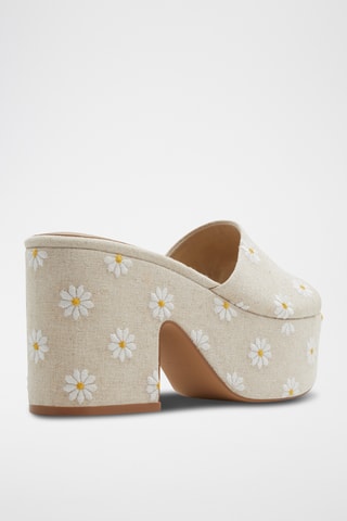 Mules à talons Valerria - Beige