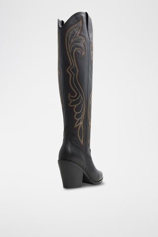 Bottes en cuir Alamo - Noir