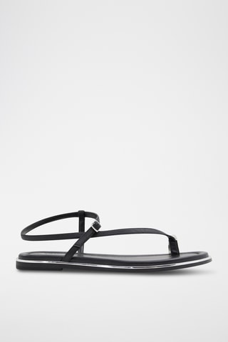 Sandales en cuir Jomali - Noir
