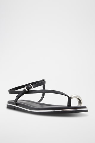 Sandales en cuir Jomali - Noir