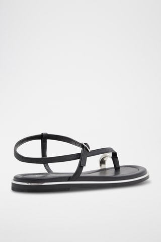 Sandales en cuir Jomali - Noir