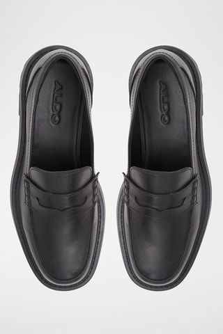 Mocassins à talons en cuir Cadaycia - Noir