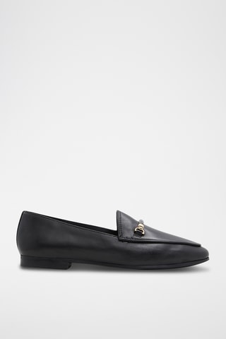 Mocassins en cuir Francine - Noir