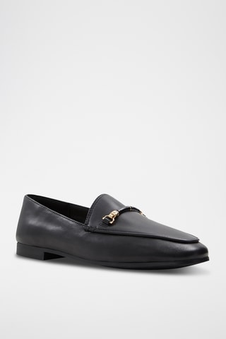 Mocassins en cuir Francine - Noir
