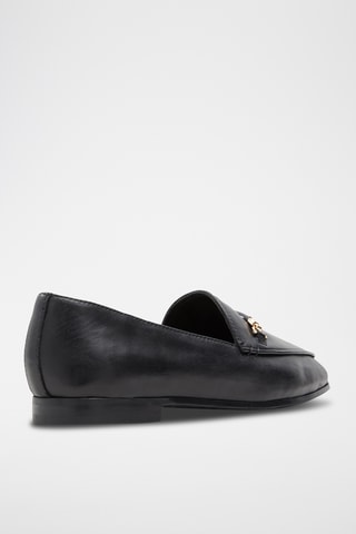 Mocassins en cuir Francine - Noir