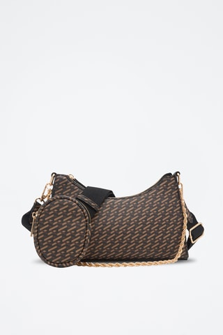 Sac porté épaule et porte-monnaie Adreddia - Marron