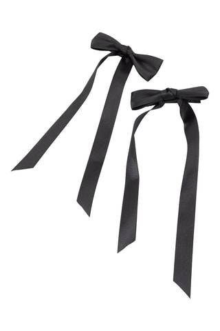 2 pinces à cheveux - Noir
